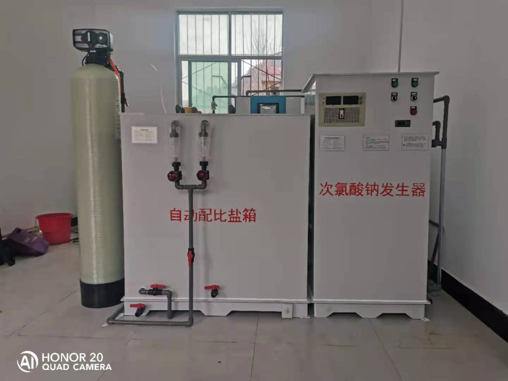 分体式电解法次氯酸钠发生器安装图